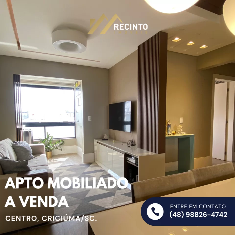 Foto do imóvel Apartamento todo mobiliado no Centro de Criciúma.